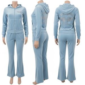 True Religion Light Blue Pantsuit